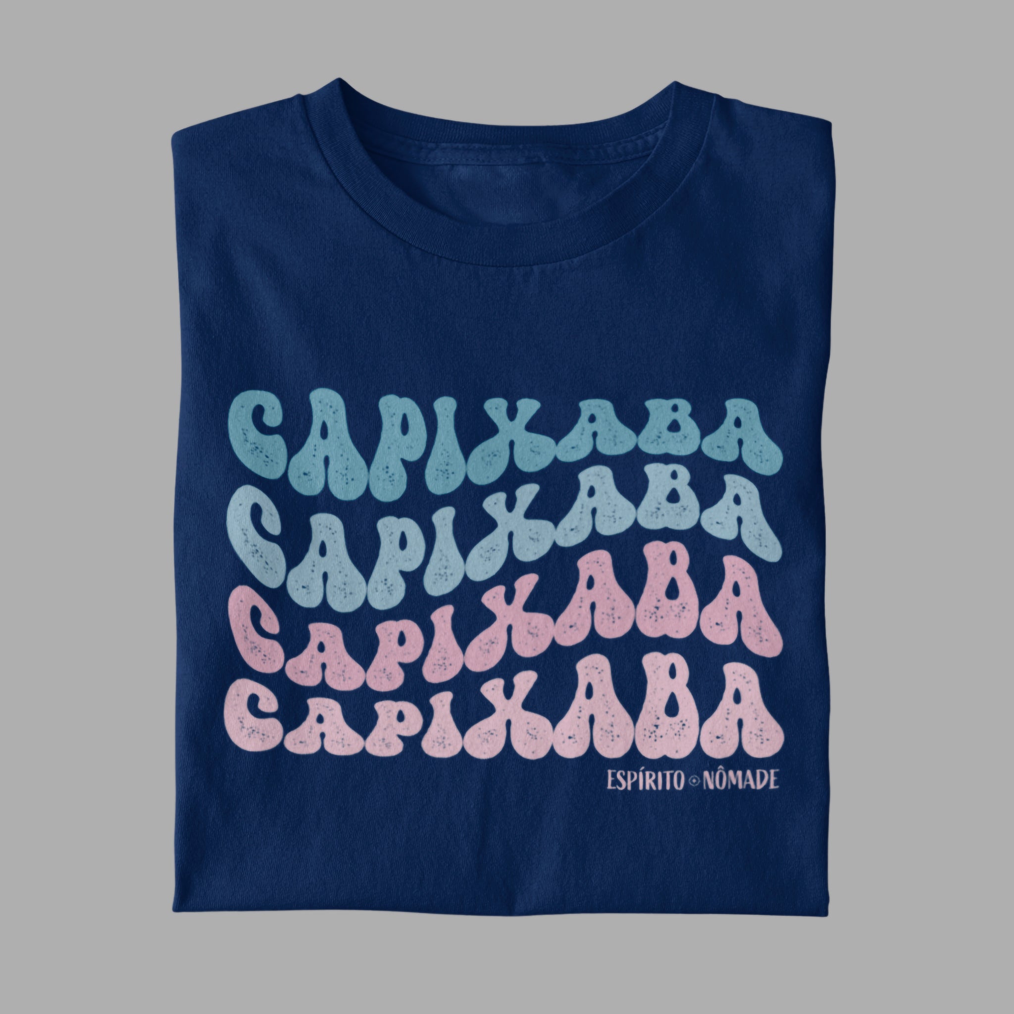 camiseta capixaba retrô dobrada